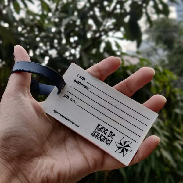 Pride Flag Bag Tag
